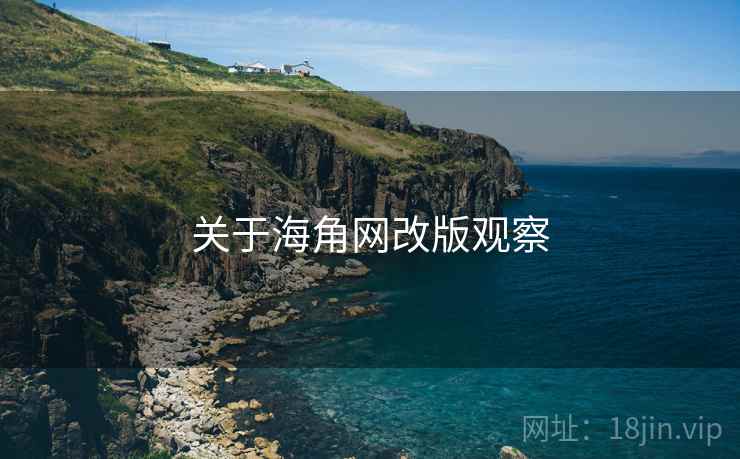 关于海角网改版观察  第2张