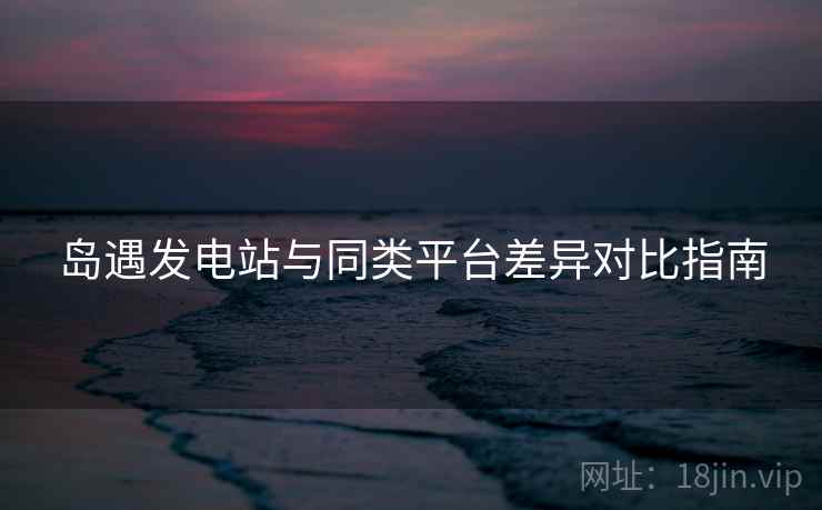 岛遇发电站与同类平台差异对比指南  第1张