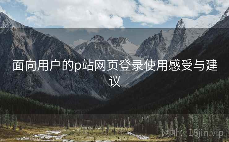 面向用户的p站网页登录使用感受与建议  第2张