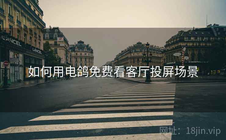 如何用电鸽免费看客厅投屏场景  第1张