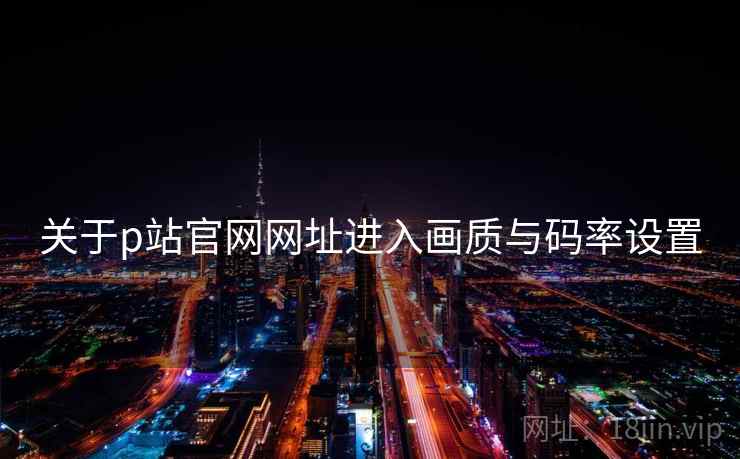 关于p站官网网址进入画质与码率设置  第1张